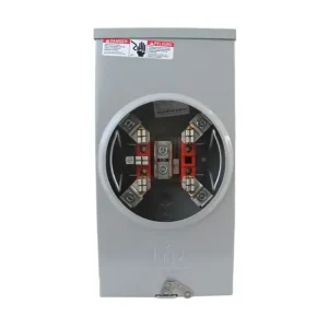 Base para medidor Milbank U6206-DL-TG-5T CFE 5-200 A, 5 terminales, compatible con instalaciones eléctricas de CFE