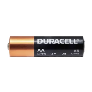 Batería alcalina Duracell AA modelo MN1500 de 1.5V para dispositivos de alto consumo