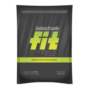 Bebida hidratante sin azúcar sabor limón FIT Industrade en presentación de 600 mililitros