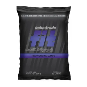 Sobre de bebida hidratante sin azúcar sabor uva FIT Industrade para preparar 20 litros