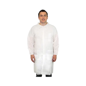 bata de laboratorio desechable DLWH‑XL‑BB M1020‑E/W‑XL SAFETY ZONE